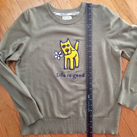 LIFE IS GOOD sweatshirt L - Picture 8 of 8